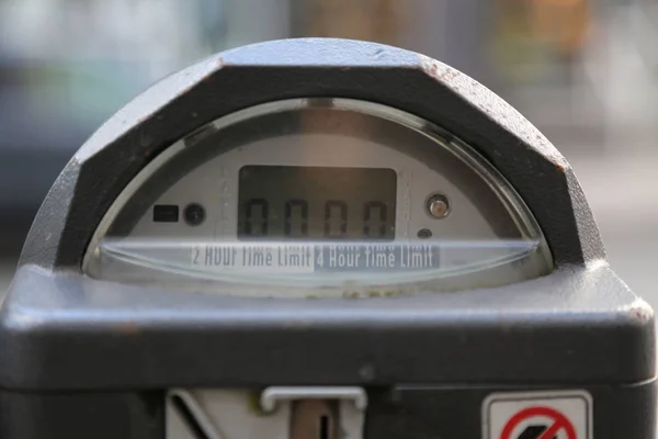 Parking meter closeup — Stock Photo, Image