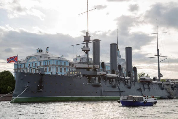 Musée des navires historiques Symbole Aurora Révolution russe — Photo