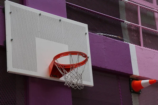 篮球篮主题背景 — 图库照片