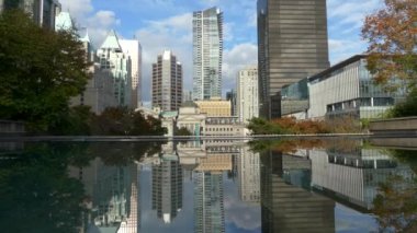 Akçaağaç yaprağı Vancouver downtown