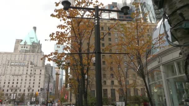 Bâtiments Highrise automne Vancouver — Video