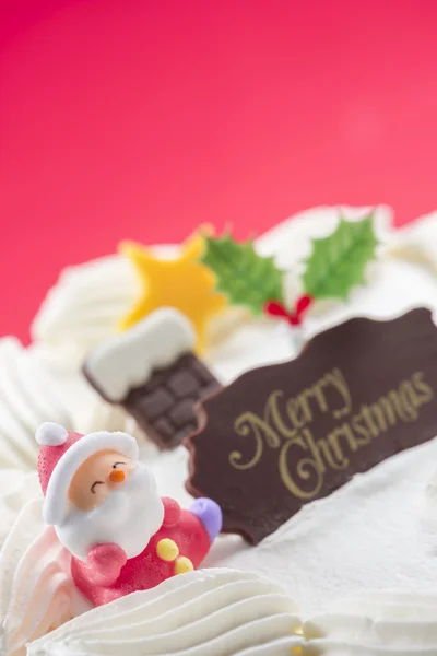Сладкий Вкусный Рождественский Торт Декабря — стоковое фото