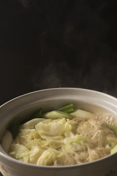 Koreanska Delicious Och Hot Hot Pot Cooking — Stockfoto