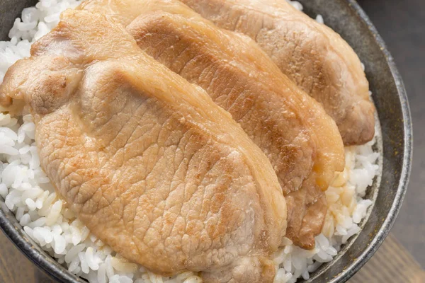 安全新鲜美味的日本猪肉 — 图库照片
