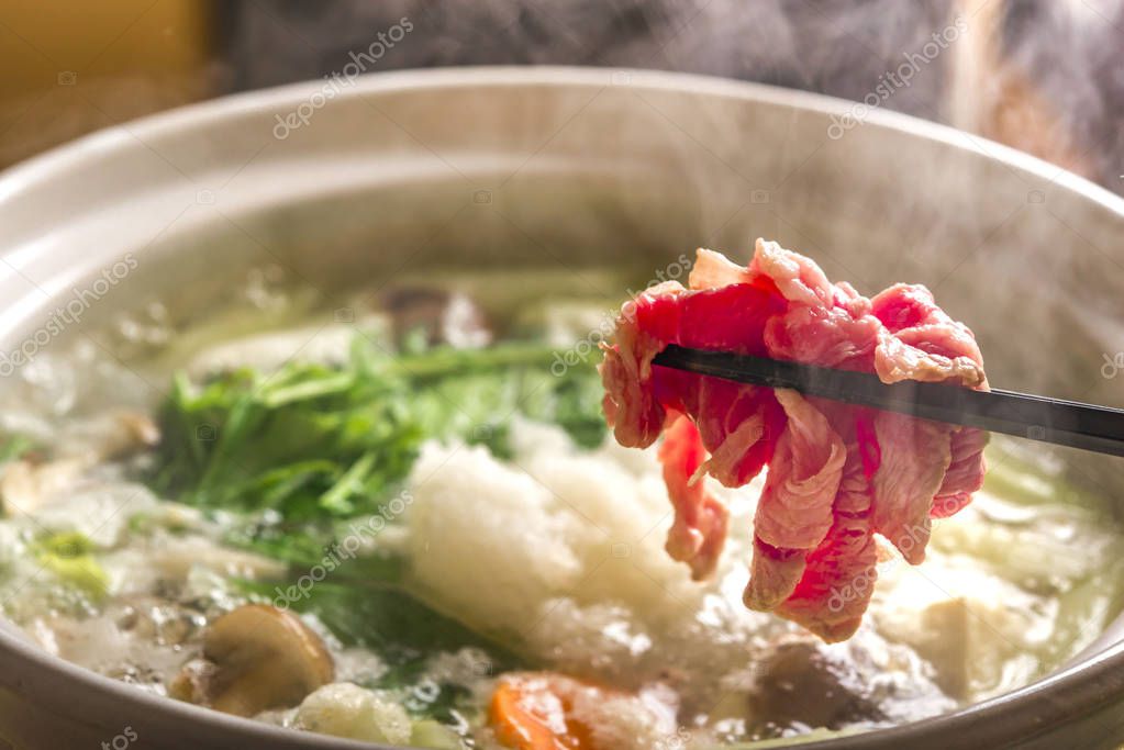 Hot Pot Dish Cooked Delicious Radish Stock Photo by ©keiphoto 128998844