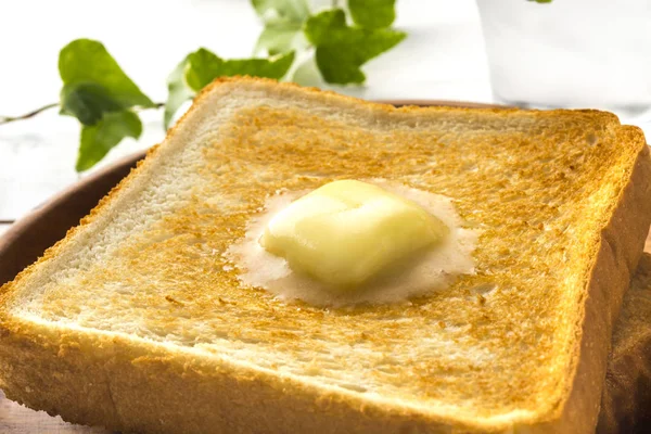 Delicious Toast Baked Oven — Stock Photo, Image