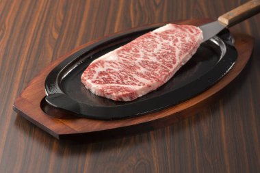 Best delicious beef steak clipart