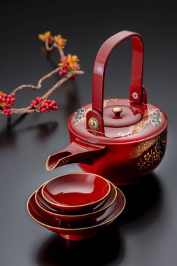Japon kutlamalarda kullanılan güzel sofra