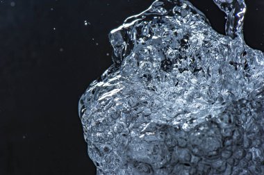 Cam içine su koyarak an