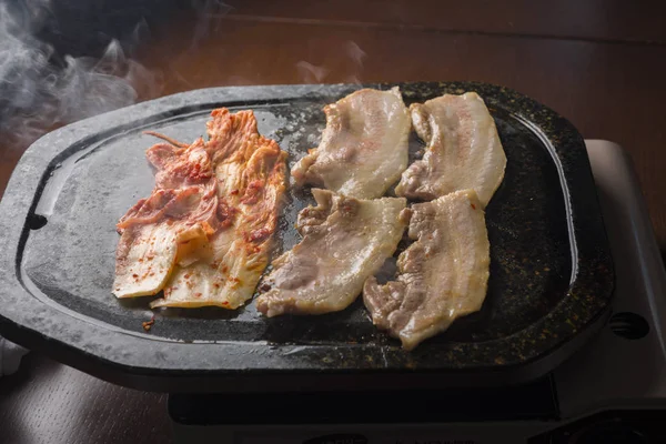 Korean baked pork dishes — Stock Photo, Image