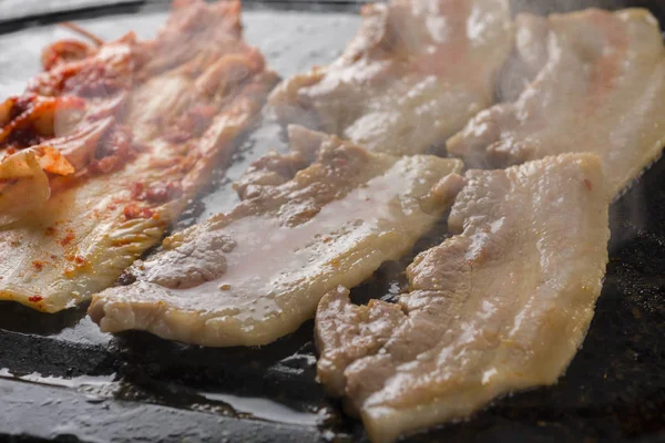 Kore pişmiş domuz eti yemekleri — Stok fotoğraf
