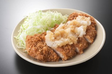 Lezzetli domuz kızartılmış gıda