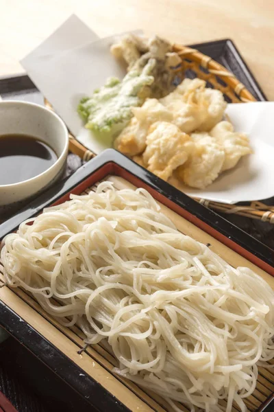 Heerlijke Japanse Soba Schotel — Stockfoto