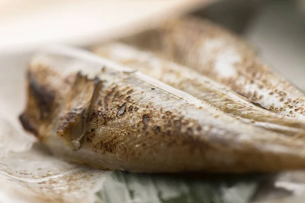Ассорти Вкусная Рыба Гриль — стоковое фото
