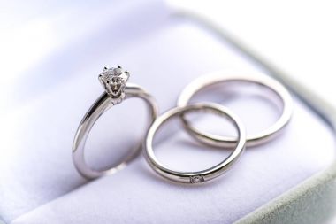 Beautiful diamond wedding ring clipart
