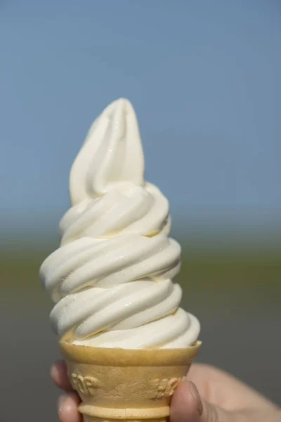 Zmrzlina Čerstvého Mléka — Stock fotografie