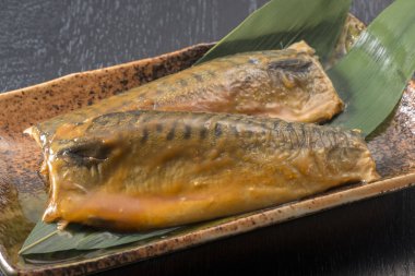 Haşlanmış balık yemekleri taze balık Japonya ile yapılan