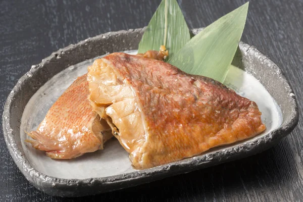 美味的鱼菜在日本 — 图库照片