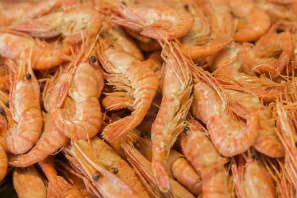 Memasak Yang Dibuat Dengan Udang Segar — Stok Foto