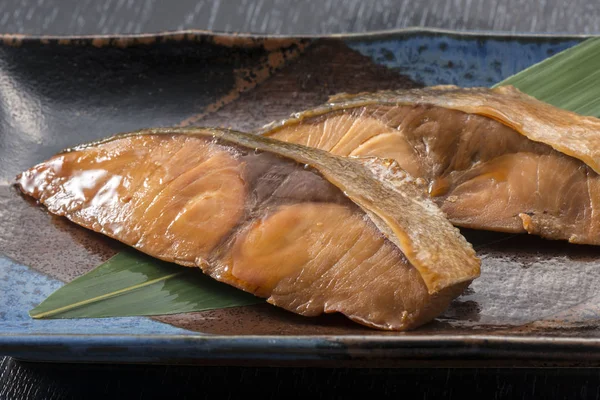 Pratos Peixe Cozido Feitos Com Peixe Fresco Japão — Fotografia de Stock