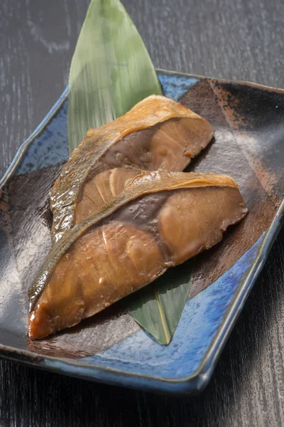 Haşlanmış Balık Yemekleri Taze Balık Japonya Ile Yapılan — Stok fotoğraf