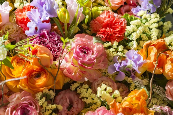 Krásné Květinové Stěny Barevné — Stock fotografie