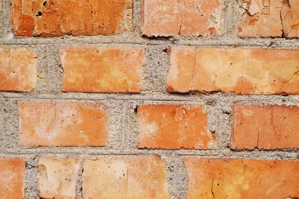 Beton tuğla duvar arka plan kırık — Stok fotoğraf