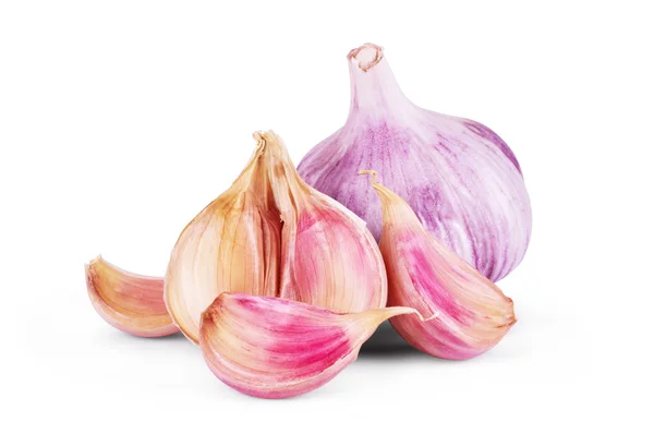 Garlic isolated on white background — Stock Photo, Image