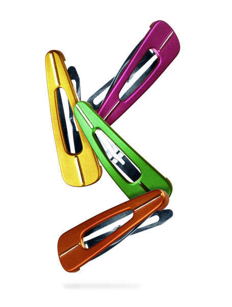  заколки для волос в полете, три, концептуальные прически для девочек. На
