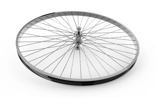 Rendu 3d réaliste de roue de vélo — Photo