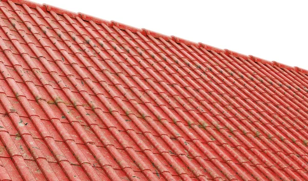 Rusty metal roofing roof as background 3D render — Stock Photo, Image