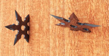 Shuriken ağaç 3d render içinde
