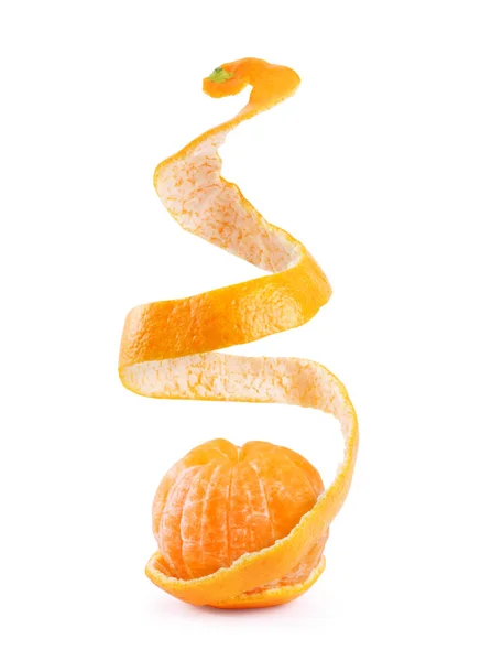 하얀 배경에 고립되어 있는 오렌지의 씨 — 스톡 사진
