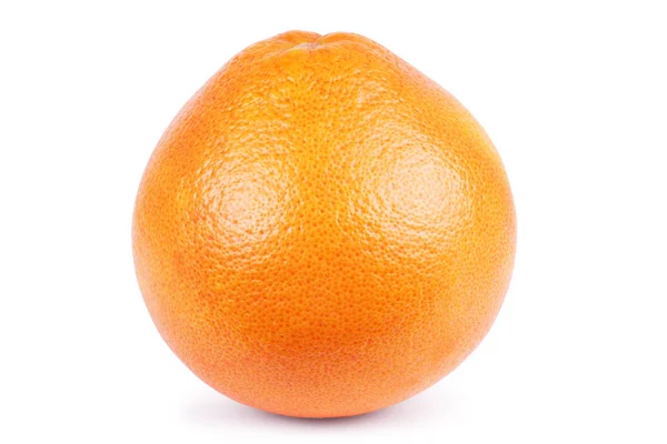 Grapefruit elszigetelt fehér background. A vágógörbét. Ful — Stock Fotó