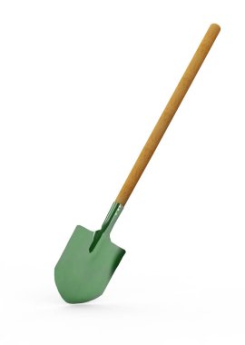 kürek gerçekçi 3d render