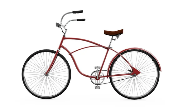 Червоний велосипед, елементи теми велосипеда, спортивний велосипед на вулиці, Бі — стокове фото