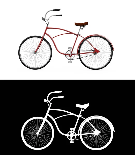 Κόκκινο ποδήλατο, ποδήλατο θέμα στοιχεία, Οδός ταχύτητα άθλημα ποδήλατο, Bi — Φωτογραφία Αρχείου