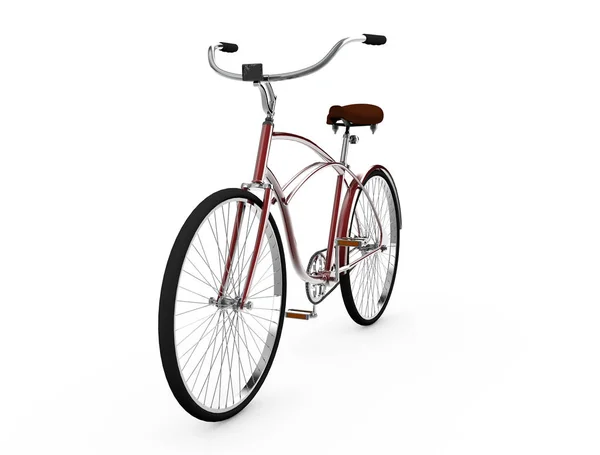 Червоний велосипед, елементи теми велосипеда, спортивний велосипед на вулиці, Бі — стокове фото