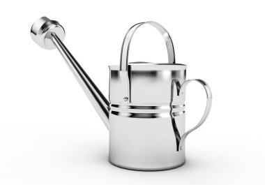 Beyaz arkaplanda 3 boyutlu sulama kutusu