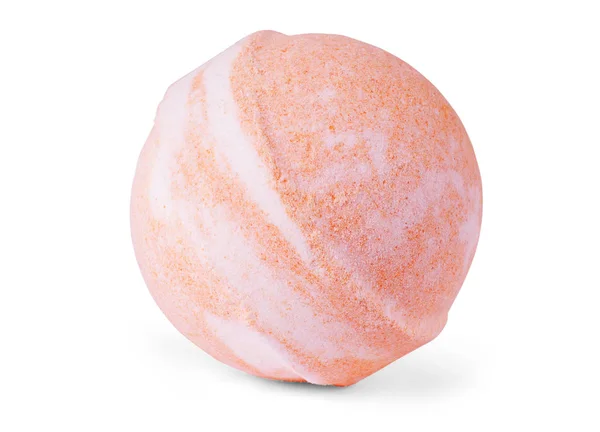 Single bath bomb, isolated on the white — Stock Photo, Image