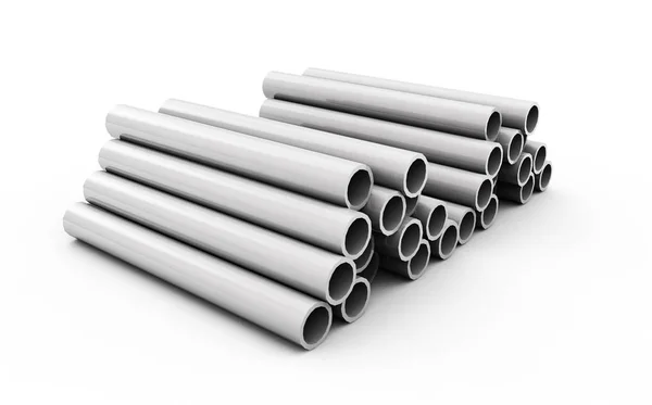 3D render voor concrete pipe — Stockfoto