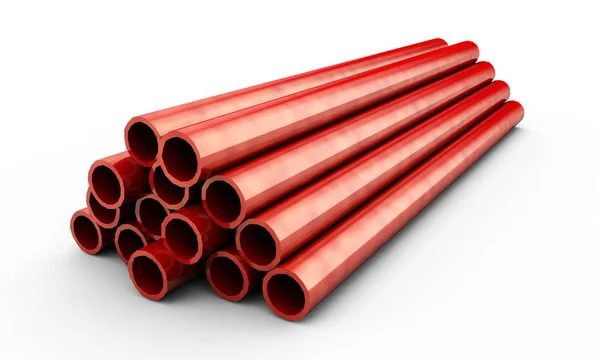 Pipeline isolado em fundo branco. ilustração de renderização 3d — Fotografia de Stock