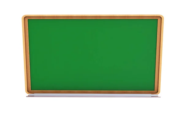 Blackboard, yazı tahtası üzerinde beyaz 3d render izole — Stok fotoğraf