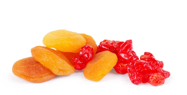 Dried fruits isolated on the white background — Stock Photo, Image