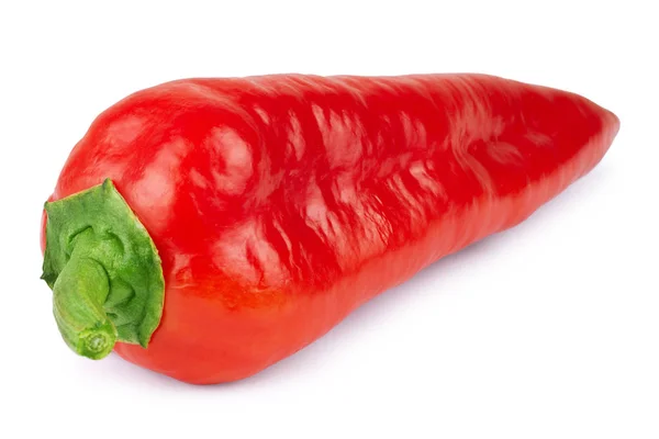 Pepe rosso isolato su sfondo bianco — Foto Stock