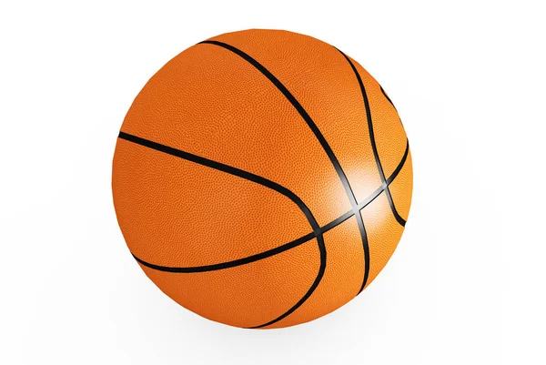 Basketball isolated on a white background as a sports and fitnes — Stock Photo, Image