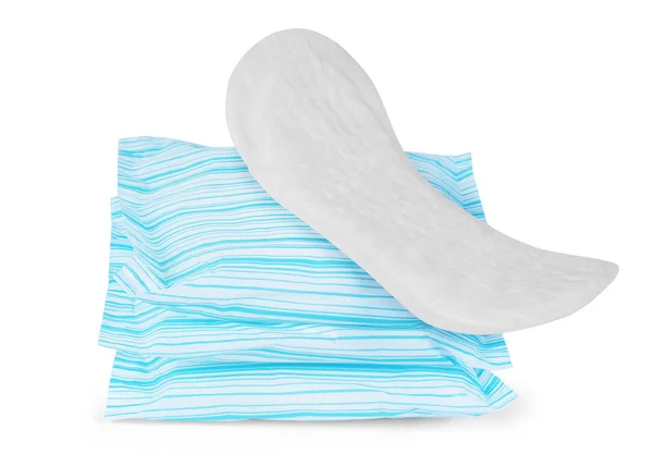 Санитарные салфетки, салфетки (гигиенические полотенца, гигиенические салфетки, менструальные p — стоковое фото