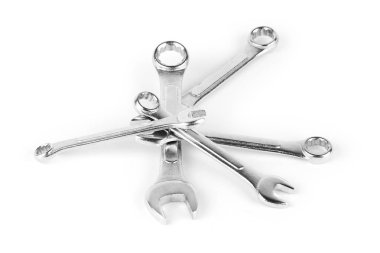 Beyaz bir arka plan karşı izole araçları