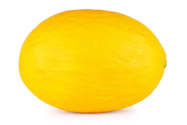 Melone. reife Melone isoliert auf weißem Hintergrund — Stockfoto