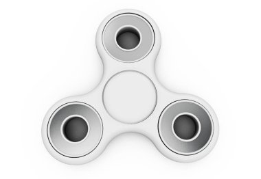 El Spinners 3d illüstrasyon izole beyaz zemin üzerine
